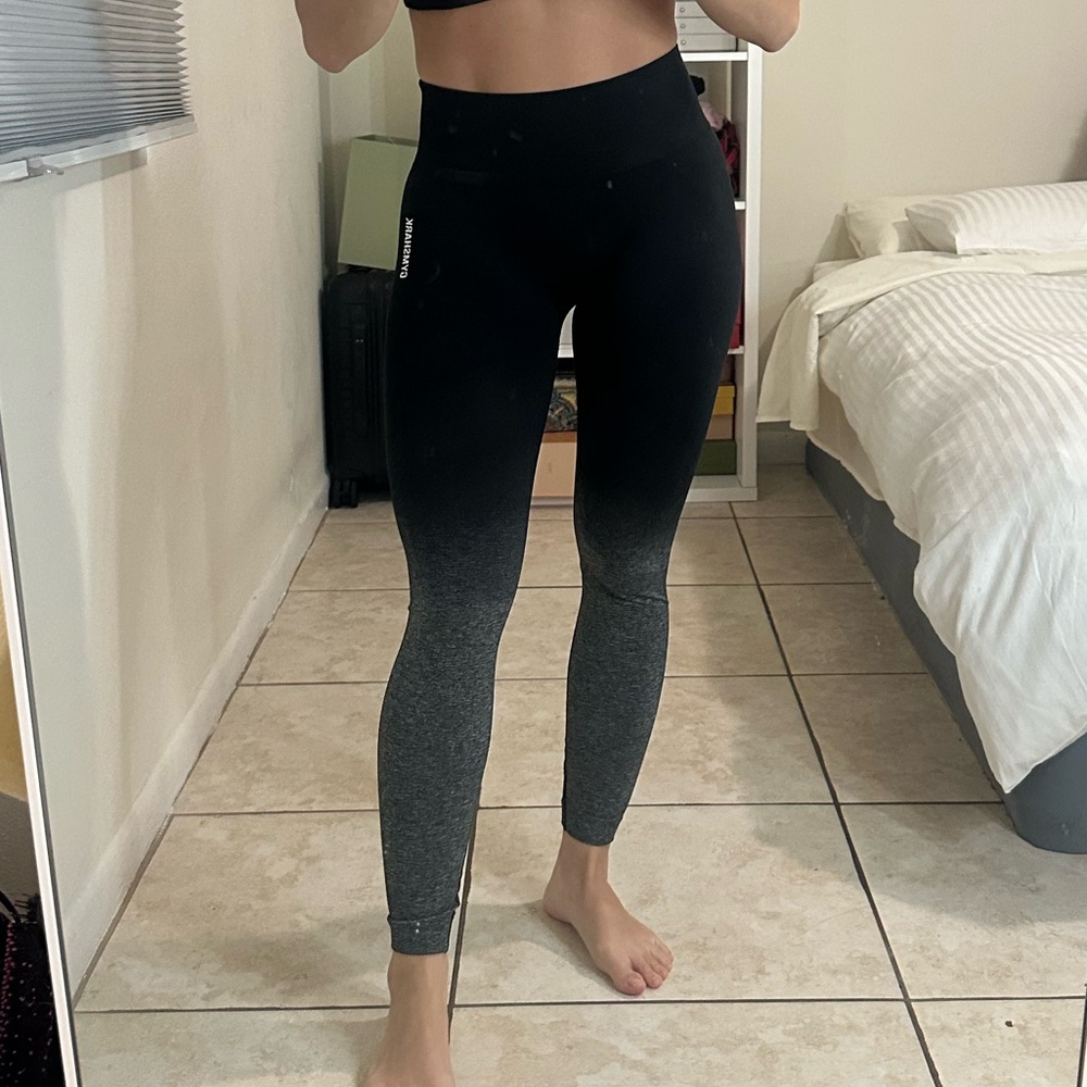 Gymshark Black and Gray Leggings
